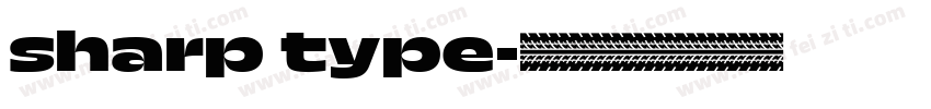 sharp type字体转换